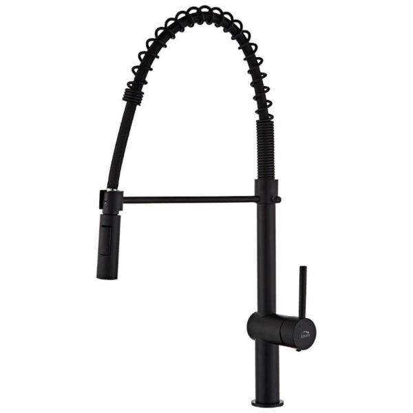 baterie-chiuveta-bucatarie-cu-dus-extractibil rhea black