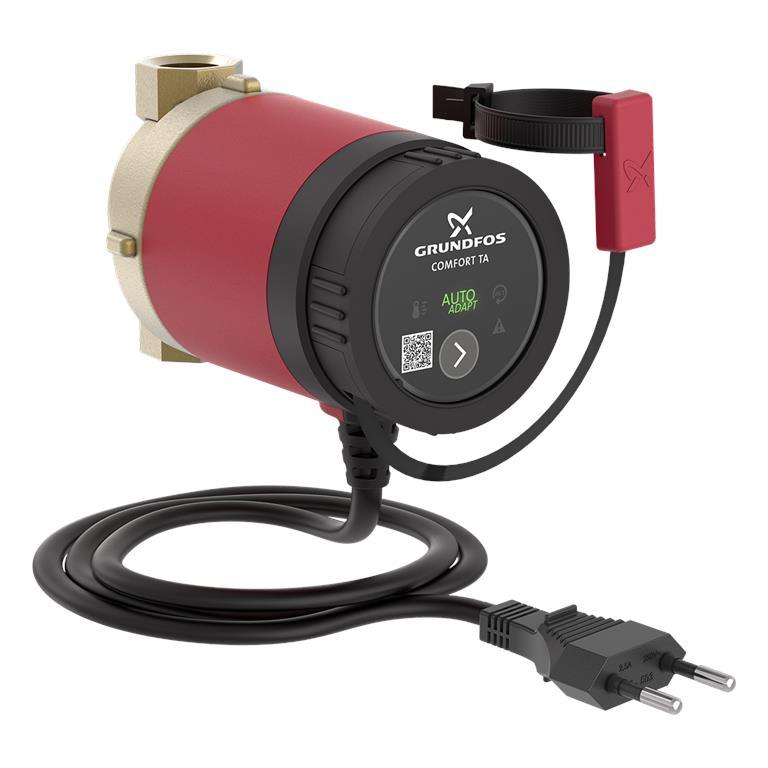 Pompa Recirculare Apa Calda Cu Senzor Temperatura grundfos 15-14 BT A cu distanta intre porturi de 80 mm