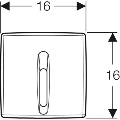 Senzor Pisoar Geberit Cromat Mat Alimentare 230V - imagine 4