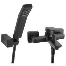 baterie cada cu dus negru mat ferro vitto verdeline