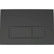 clapeta actionare rezervor wc incastrat geberit delta. Culoare clapeta negru mat