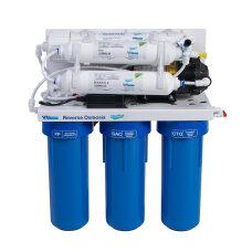 osmoza inversa cu pompa, filtru minerale, baterie de chiuveta si rezervor 12 litri, valrom valhoh