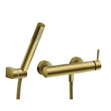 baterie dus cu set dus inclus, bronz periat, ferro ciliculus.